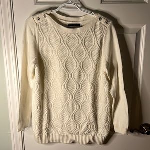 Karen Scott stitched sweater never worn